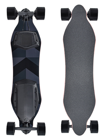 Ridefaboard SYL-10 Skateboard elettrico 8A / 12A doppia ruota in PU da 600W EBS Quattro velocità