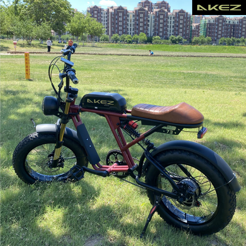 AKEZ Electric Scooter Bike S2 20″ Fat Tire Top speed 28MPH (45KM/H)