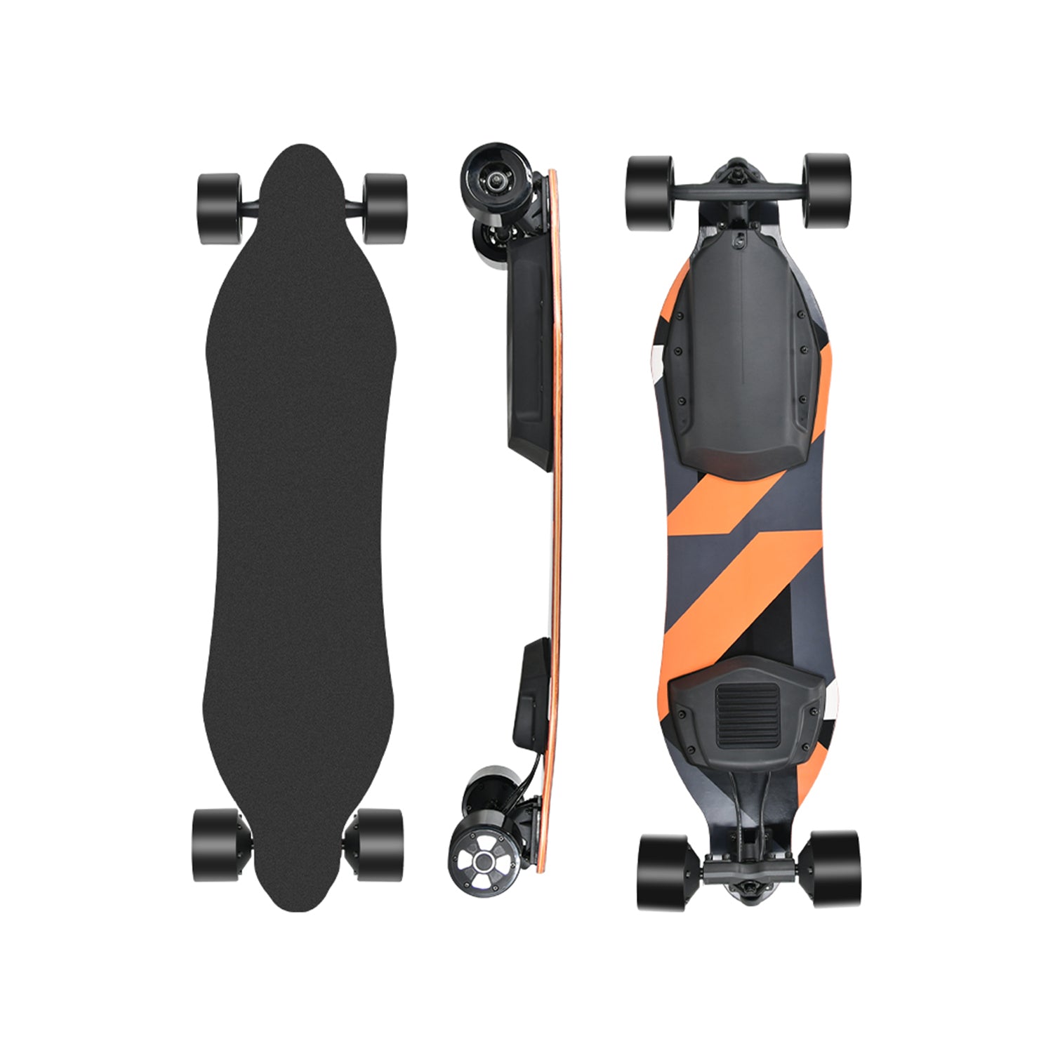 Ridefaboard SYL-10 Skateboard elettrico 8A / 12A doppia ruota in PU da 600W EBS Quattro velocità