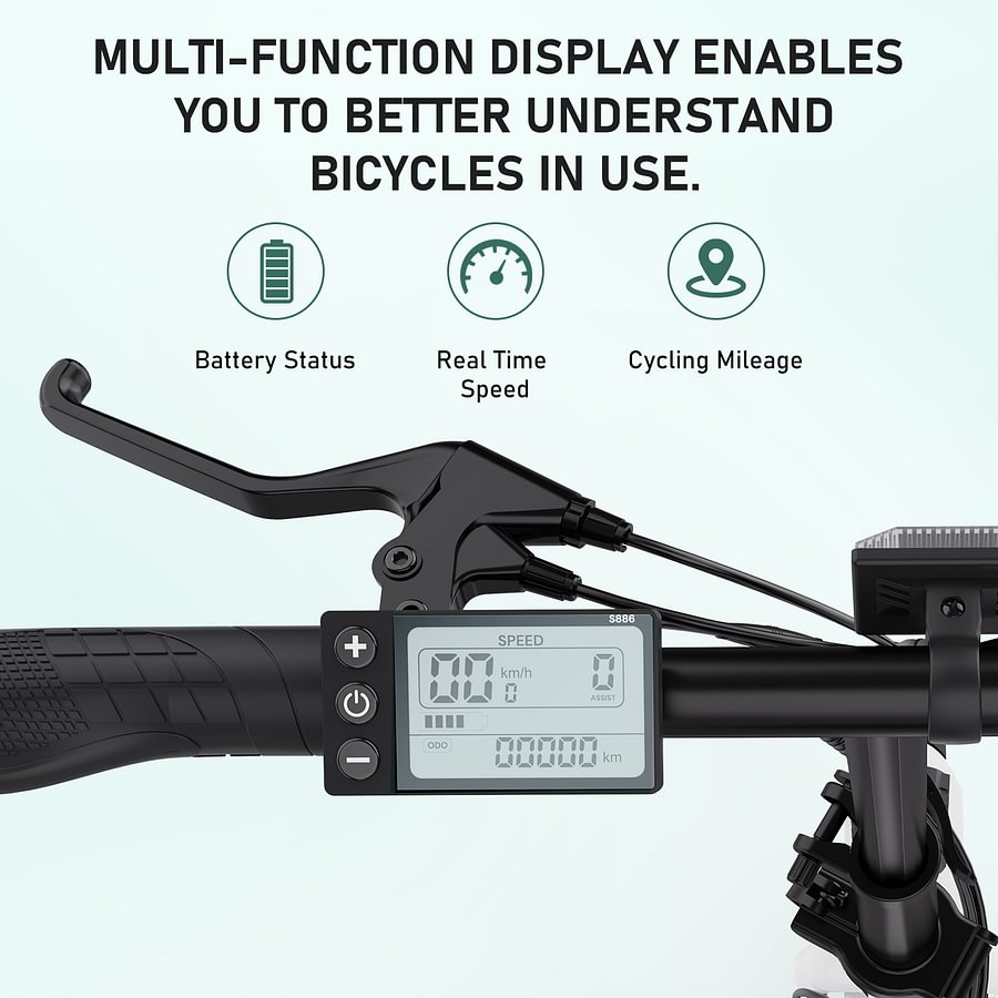 Hitway BK5 Folding Electric Bike, 8.4Ah/36V Lithium Battery, Easy Folding Design