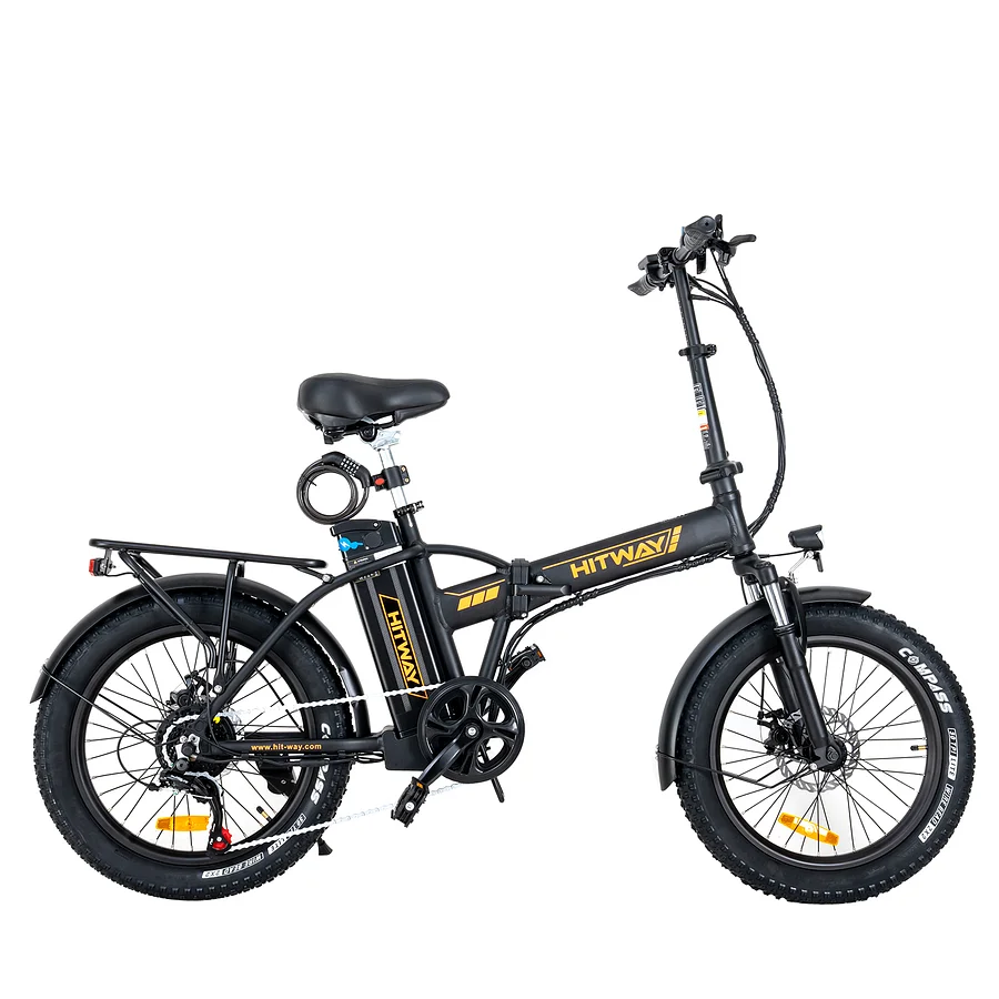 HITWAY BK11 20"*3.0'' Fat Electric Bike,  Folding Design, 11.2Ah/36V Lithium Battery