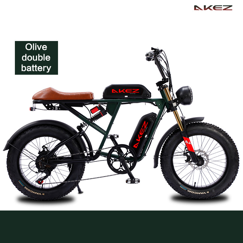 AKEZ Electric Scooter Bike S2 20″ Fat Tire Top speed 28MPH (45KM/H)