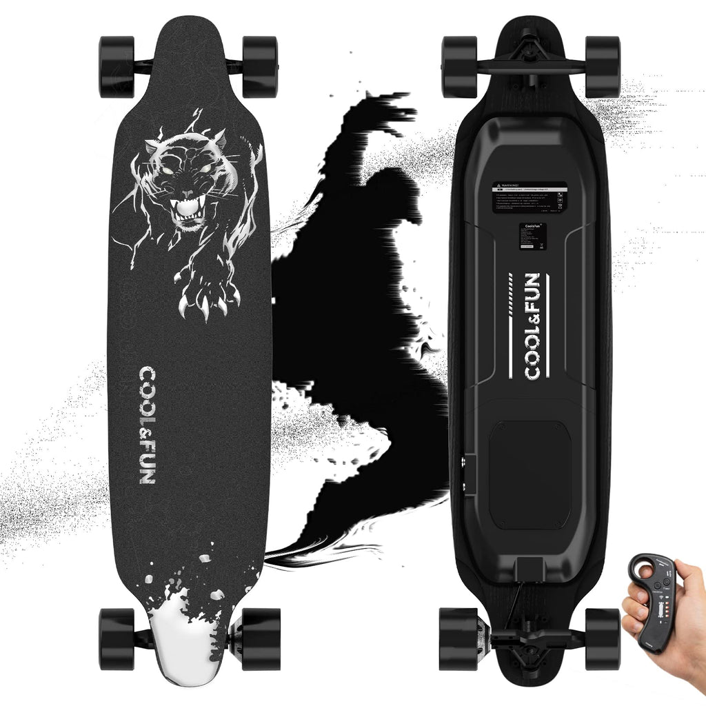 Skateboard électrique COOL & FUN avec télécommande, moteur brushless 4 –  Ridefaboard