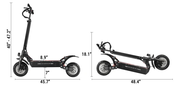 Teewing Q7 Pro 3200W Dual Motor Electric Scooter With Seat