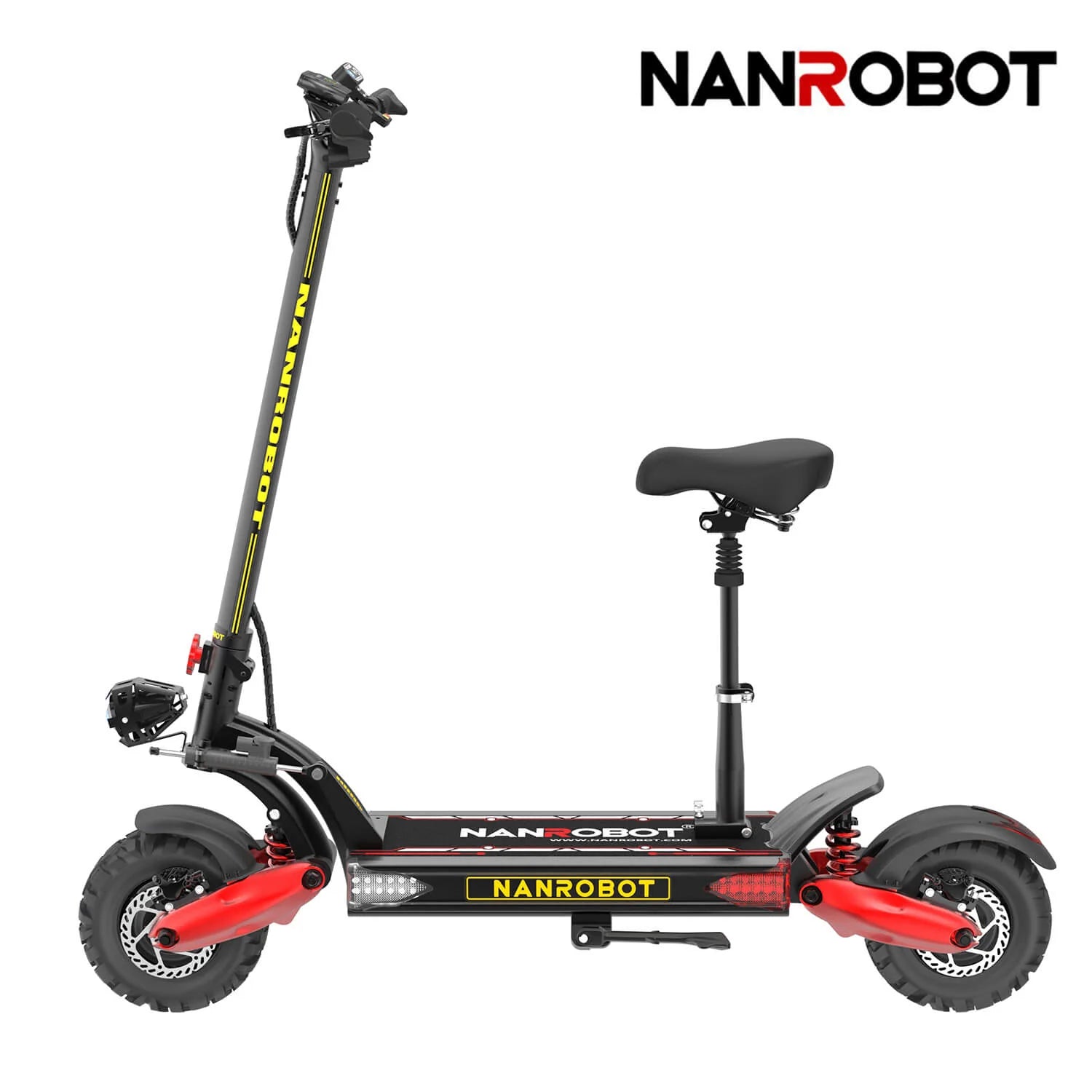 NANROBOT LS7 + elektrische scooter 4800W motor 11 "luchtbanden tot 45 mijl & 55 mph