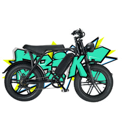 Ridefaboard V8 Electric Bike with 750W Motor 48V 15Ah Removable Larger