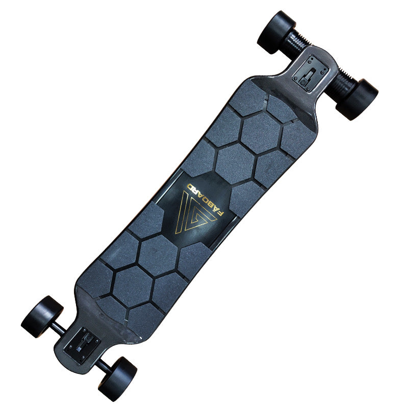 Faboard All Carbon Fiber Black Carve Version 3 Direct Drive Electric Skateboard - ridefaboard