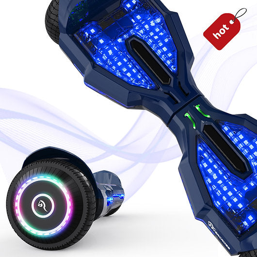 Hoverboard EVERCROSS, Hoverboard Bluetooth abilitato per app da 6,5 '', scooter autobilanciato, hoverboard per bambini adolescenti adulti